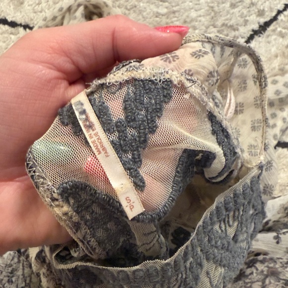 Free people embroidered s Floral Lace Long Sleeve Dress - Picture 5 of 10